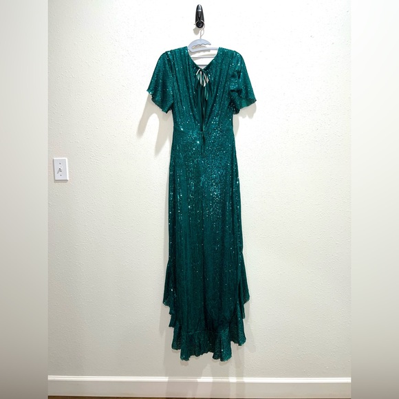 Southern Sweetheart High Low Dress -
Peacock Sequin - Picture 4 of 6